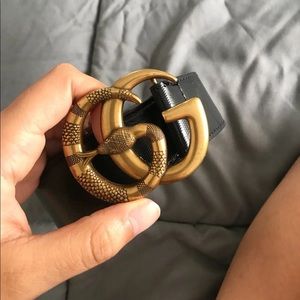 Gucci snake belt